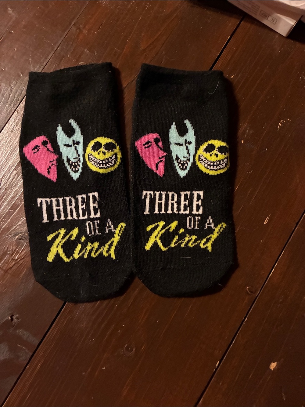 Nightmare Before Christmas Black Novelty Ankle Socks